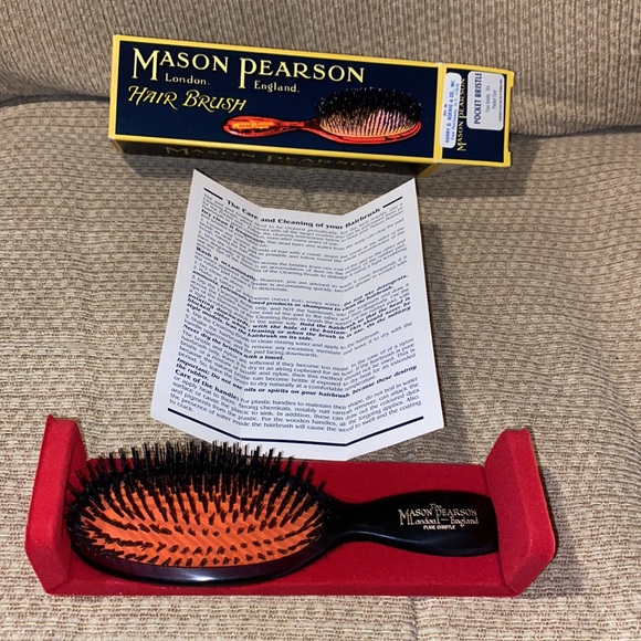 🎉❤️Host Pick❤️🎉 NWT Mason Pearson Pure Bristle Pocket Brush - Picture 4 of 12
